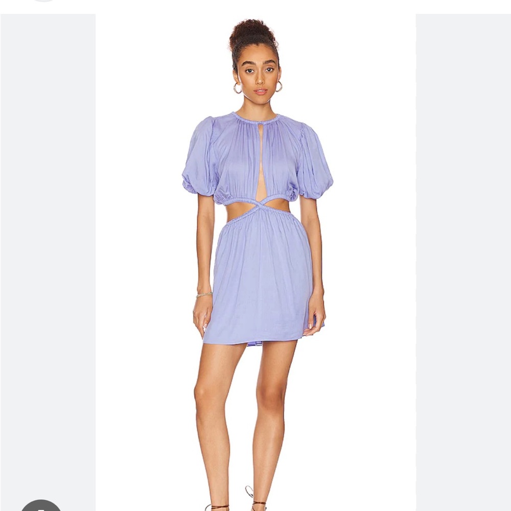 Anna nata dress in wisteria.